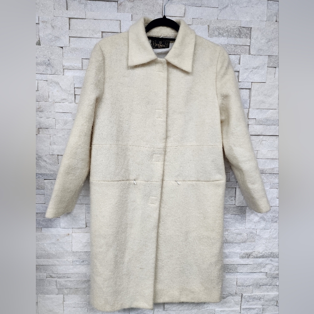 fendi wool and mohair coats - Picture 2 of 12